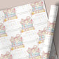 Personalised 70th Birthday Wrapping Paper Book Lover