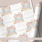Personalised 50th Birthday Wrapping Paper