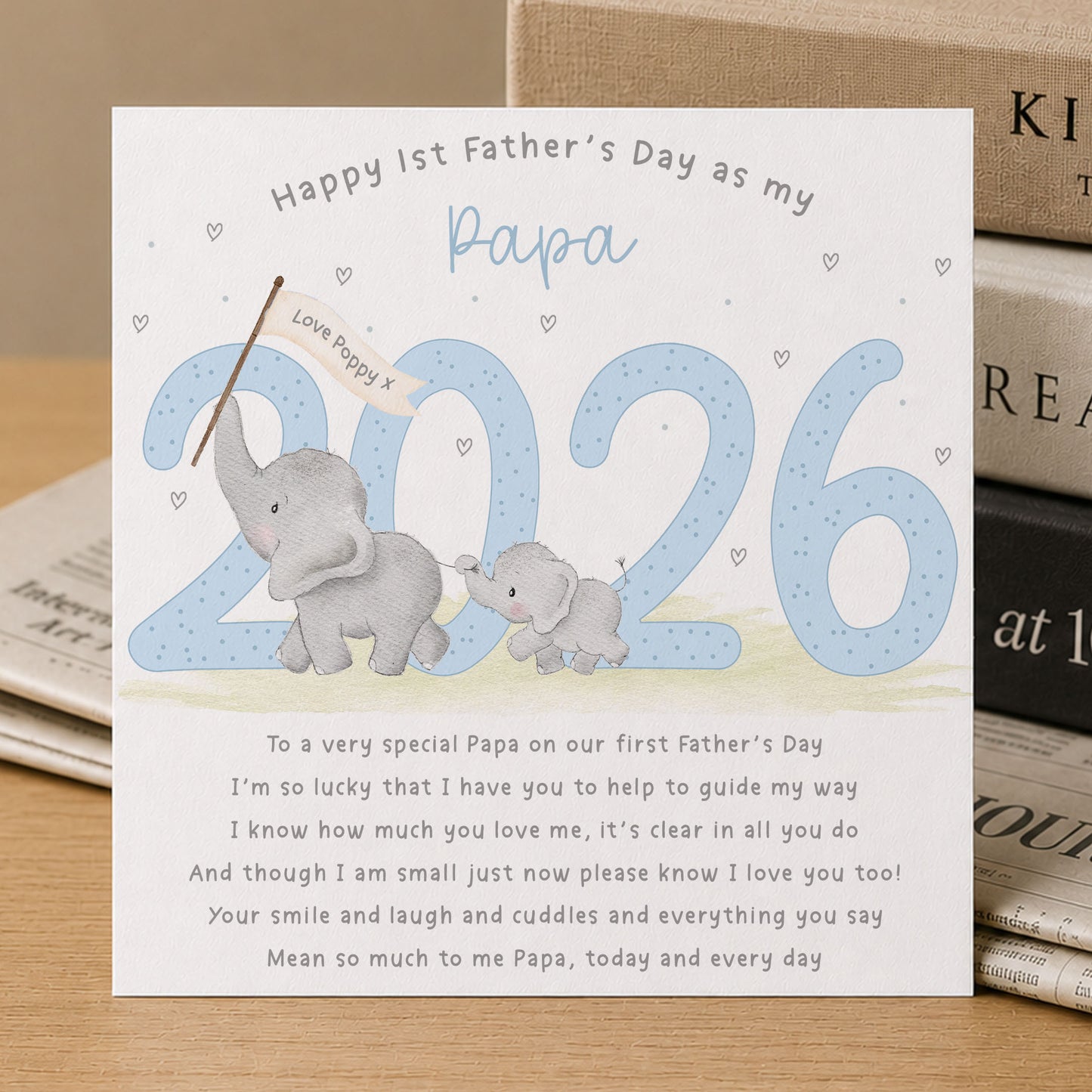 First Father's Day Card For Grandad