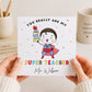 Personalised Superhero Teacher Card