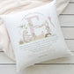 Personalised Pink Cushion,  Goddaughter Christening Gift, Goddaughter Baptism Gift