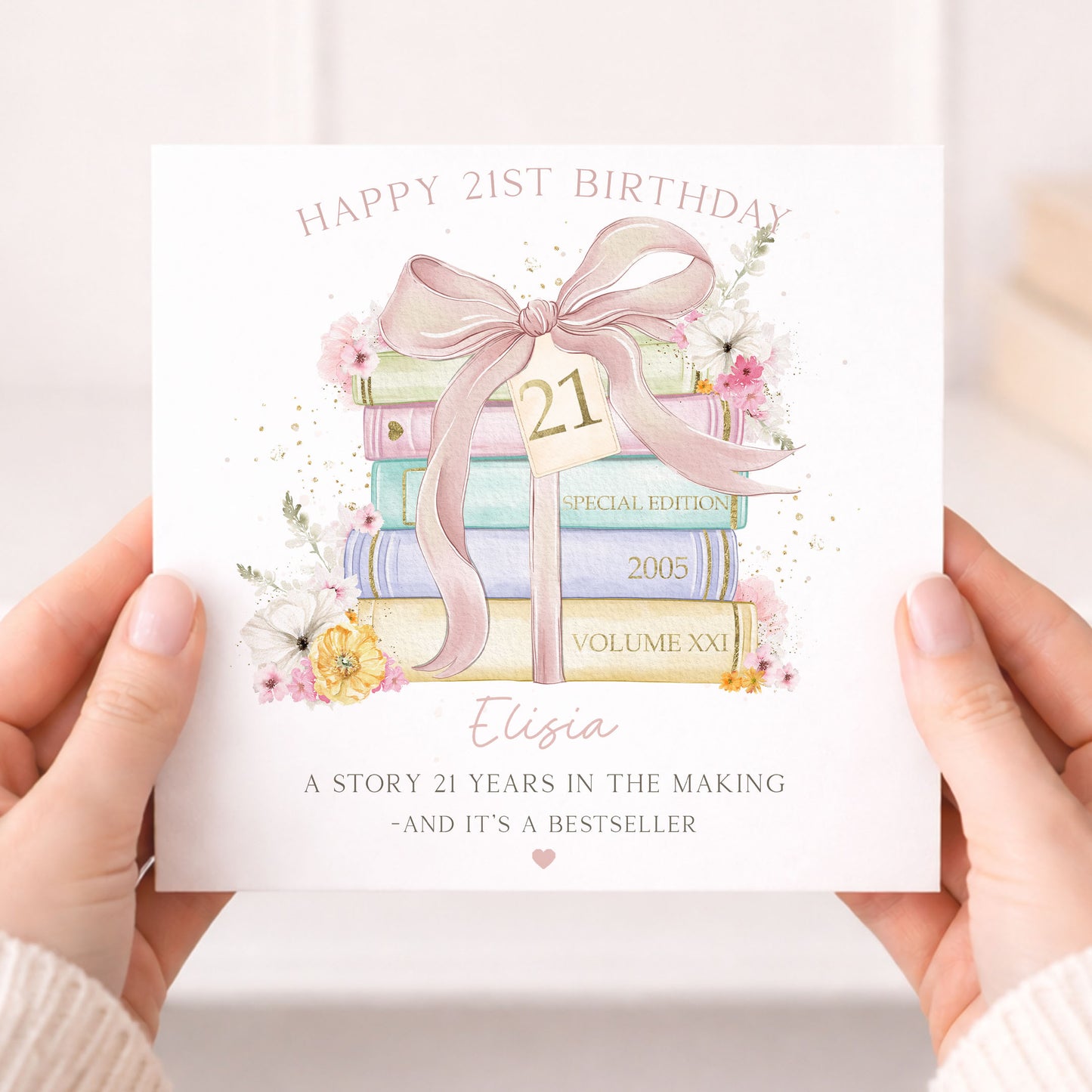 21st Birthday Card Personalised