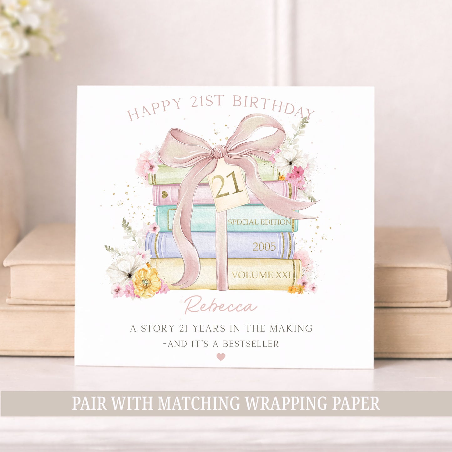 21st Birthday Card Personalised