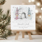 Personalised First Christmas as Mr & Mrs Card