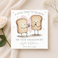 Personalised Engagement Toast Card