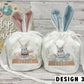 Personalised Small Easter Bunny Drawstring Bag - 4 Designs