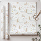 Personalised Girl's Easter Bunny Wrapping Paper