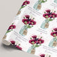 Personalised Floral 80th Birthday Card