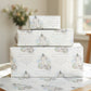 Personalised Boy's Blue Christening Baptism Day Wrapping Paper