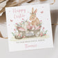 Personalised Girl's Easter Card
