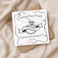 Personalised Engagement Card | Black & White Ring Design