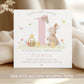 Personalised Girl's First Easter Card