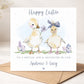 Personalised Easter Card for Special Couple