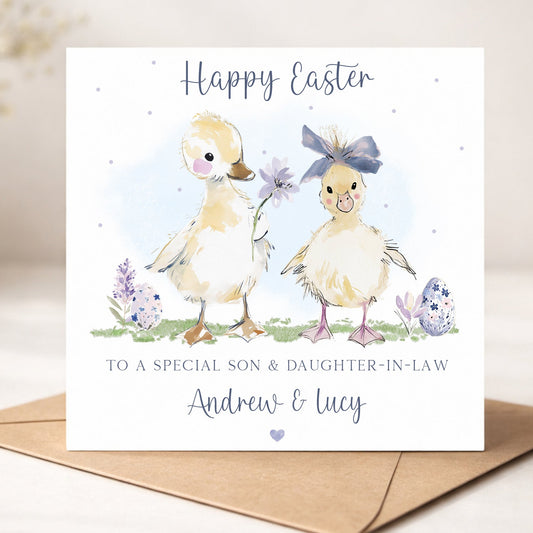 Personalised Easter Card for Special Couple