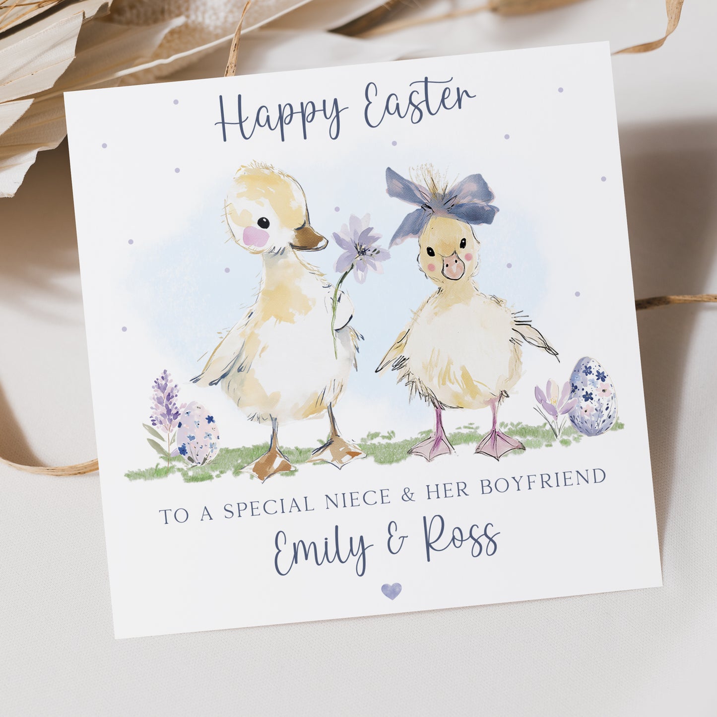 Personalised Easter Card for Special Couple