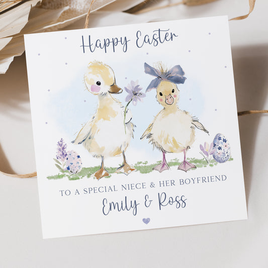 Personalised Easter Card for Special Couple
