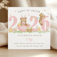 Personalised Girl's First Easter Card