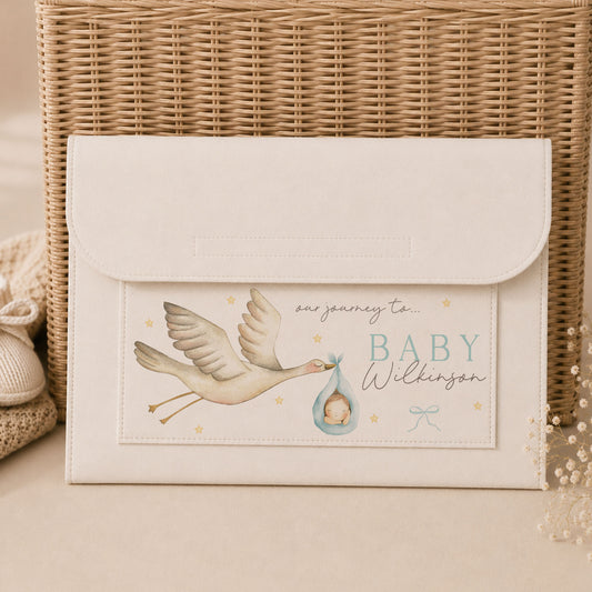 Baby Boys Pregnancy Notes Folder