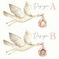 Baby Girl Pregnancy Notes Folder