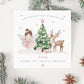 Personalised Girl's Pink Christmas Fairy Gift Wrapping Paper