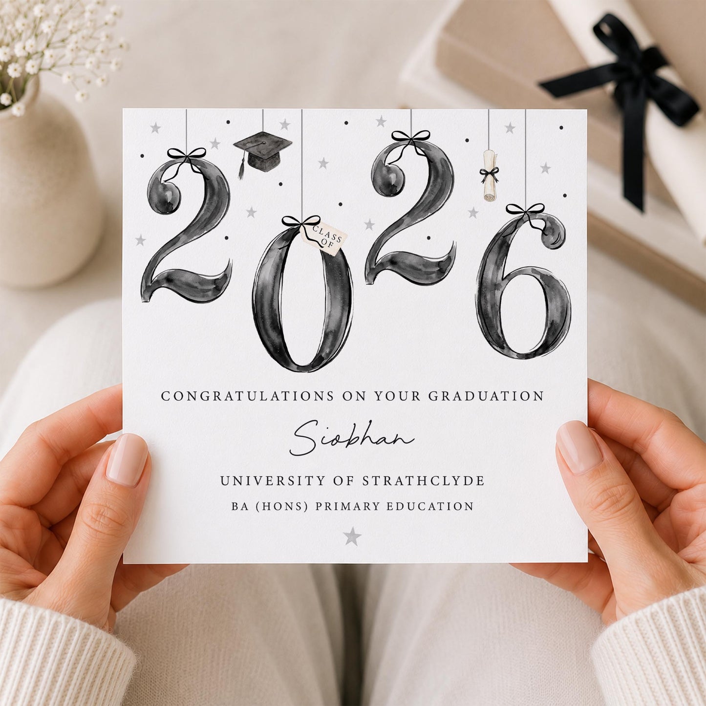 Personalised Graduation Card 2026
