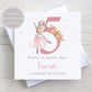 Personalised Girl's Ballerina Birthday Card