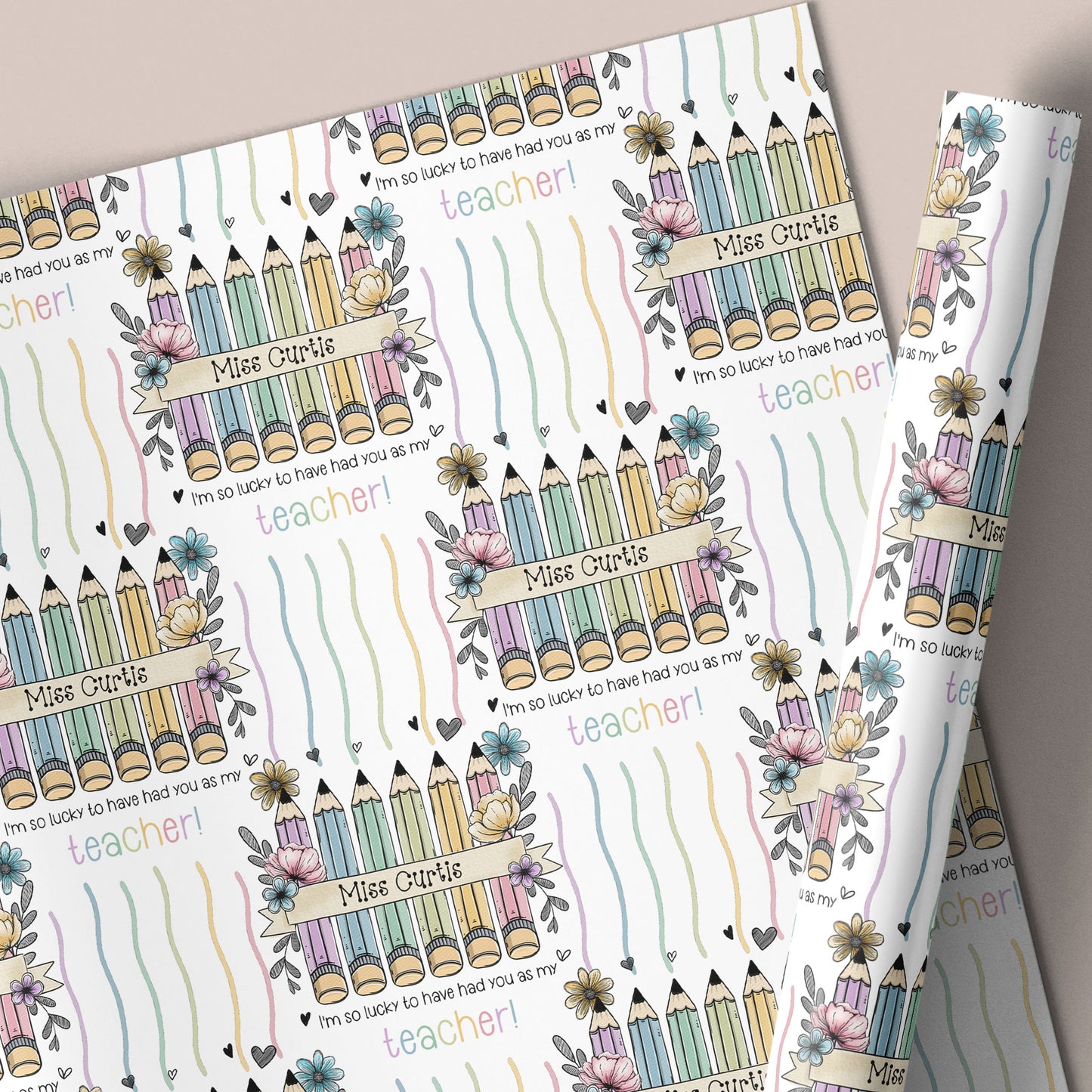 Custom Thank You Teacher Card