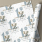 Personalised Boy's Blue Elephant 1st Birthday Card