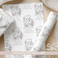 Personalised Home Sweet Home Wrapping Paper