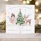 Personalised Girl's Pink Fairy Christmas Card