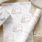 Personalised Niece Christening, Baptism Wrapping Paper