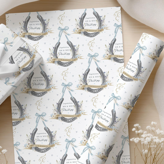 Personalised Wedding Wrapping Paper