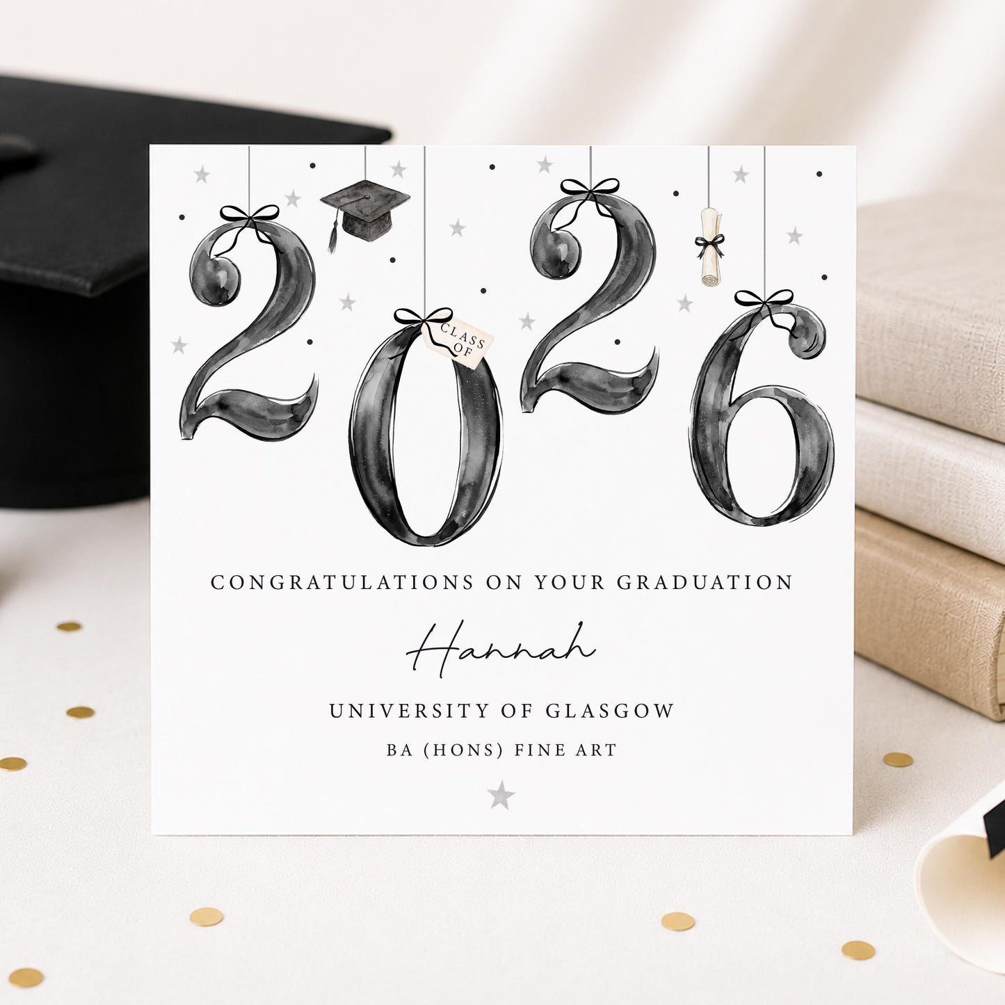 Personalised Graduation Card 2026