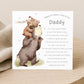 Personalised First Father’s Day Card from Baby