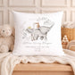 Personalised New Baby Cushion