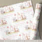 Personalised New Baby Girl's Wrapping Paper