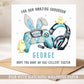 Personalised Gaming Easter Card for Boys