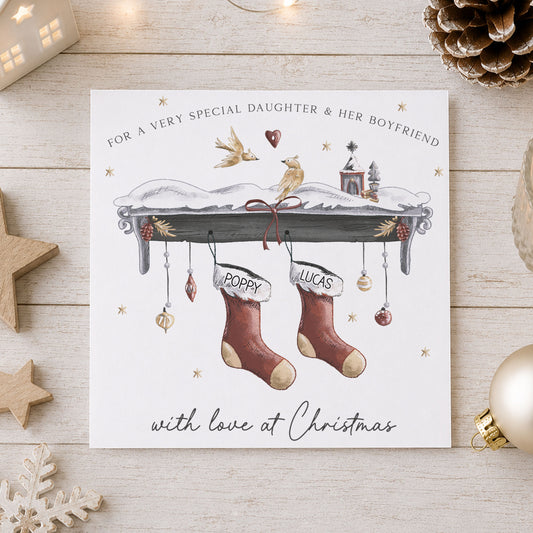 Personalised Couple Christmas Card
