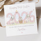 Personalised Girl's First Easter Card
