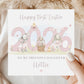 Personalised Girl's First Easter Card