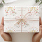 Personalised Champagne Flute Engagement Wrapping Paper