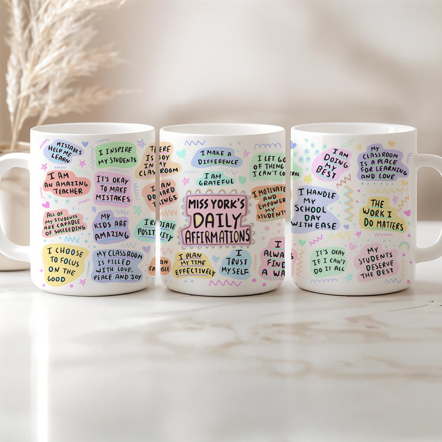 Personalised Teacher/Teaching Assistant Mug