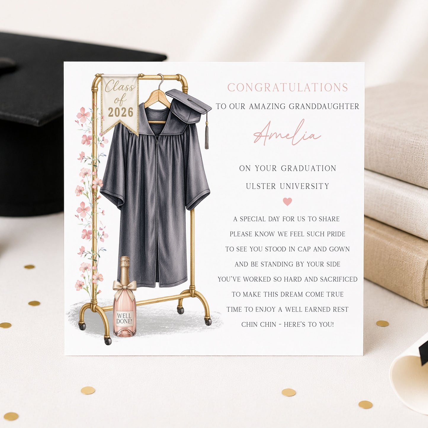 Custom Daughter Graduation Card
