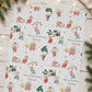 Personalised Christmas Wrapping Paper with Festive Mice