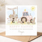 Personalised Girl's Farming Easter Card
