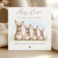 Personalised Easter Bunny Card for Family