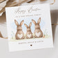 Personalised Easter Bunny Card for Family