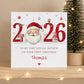 Personalised Nephew First Christmas Wrapping Paper – Santa 2026