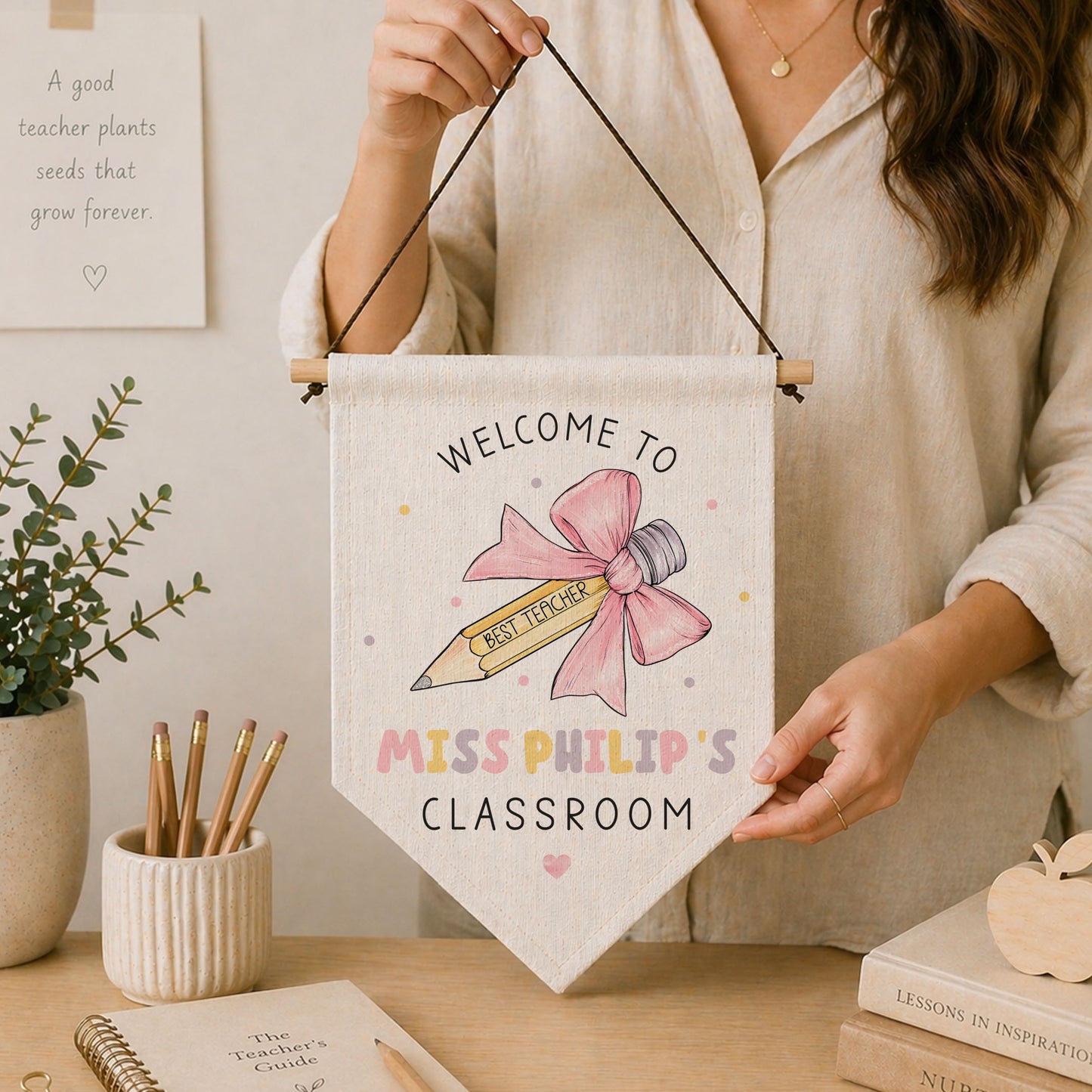 Teacher or Nursery Classroom Sign Personalised