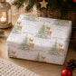 Personalised Boys First Christmas Wrapping Paper – Blue Reindeer 2026